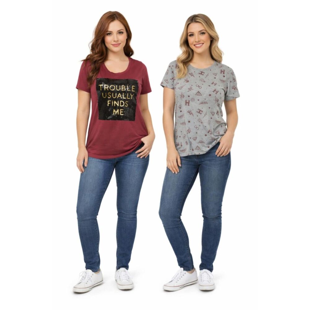 Harry Potter T Shirt Top Tee WOMEN'S WOMAN'S Juniors Size Extra Small